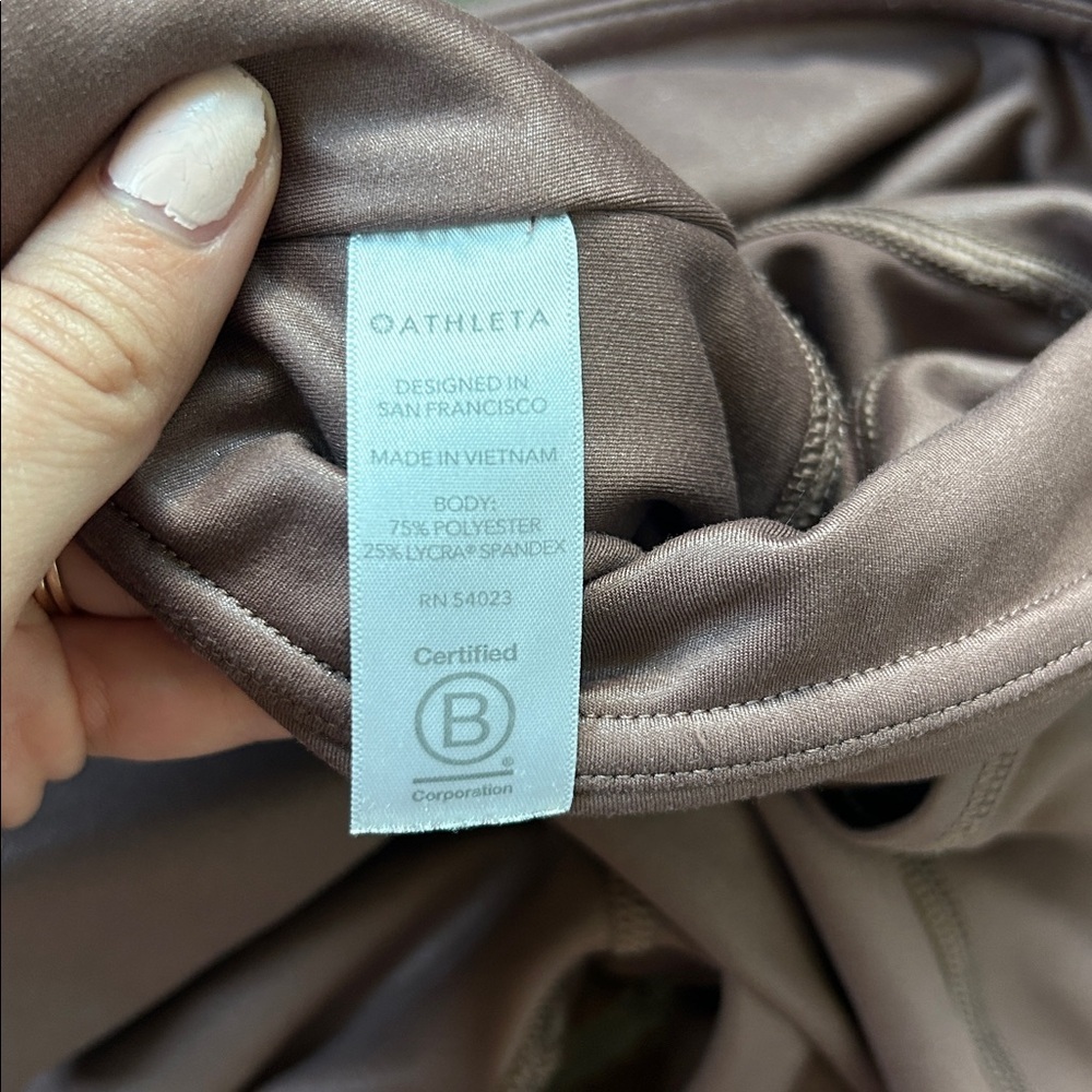 Athleta Inclination Moto Shimmer Tights - Picture 3 of 6